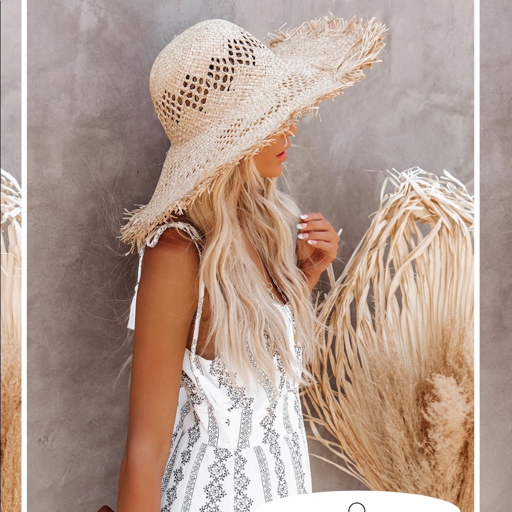 Woven Straw Hat - image 4